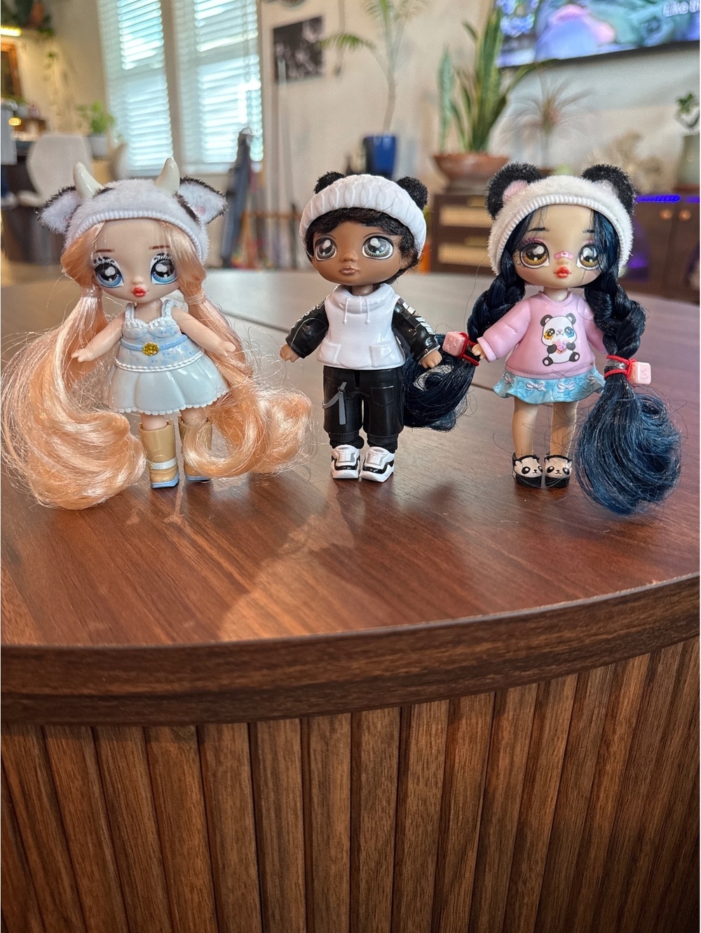 LOL Surprise OMG Doll Set of 3 with Animal Hats and Detailed Outfits